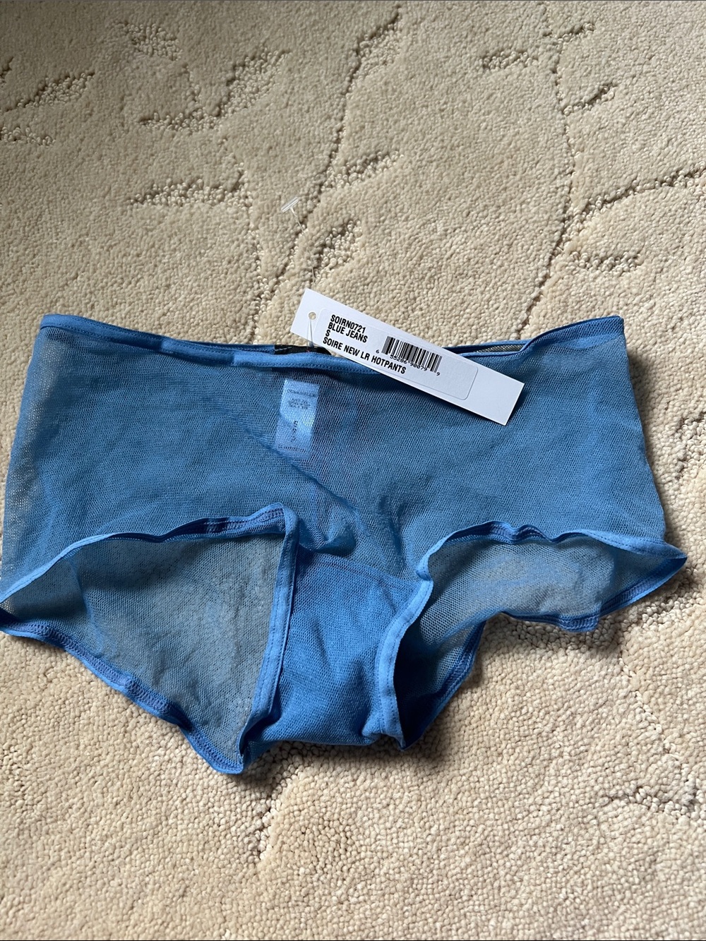 Cosabella "Soire" Hotpants Size: Small NWT Blue